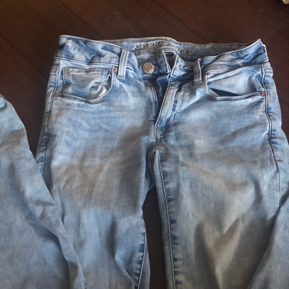 American eagle long skinny jeans